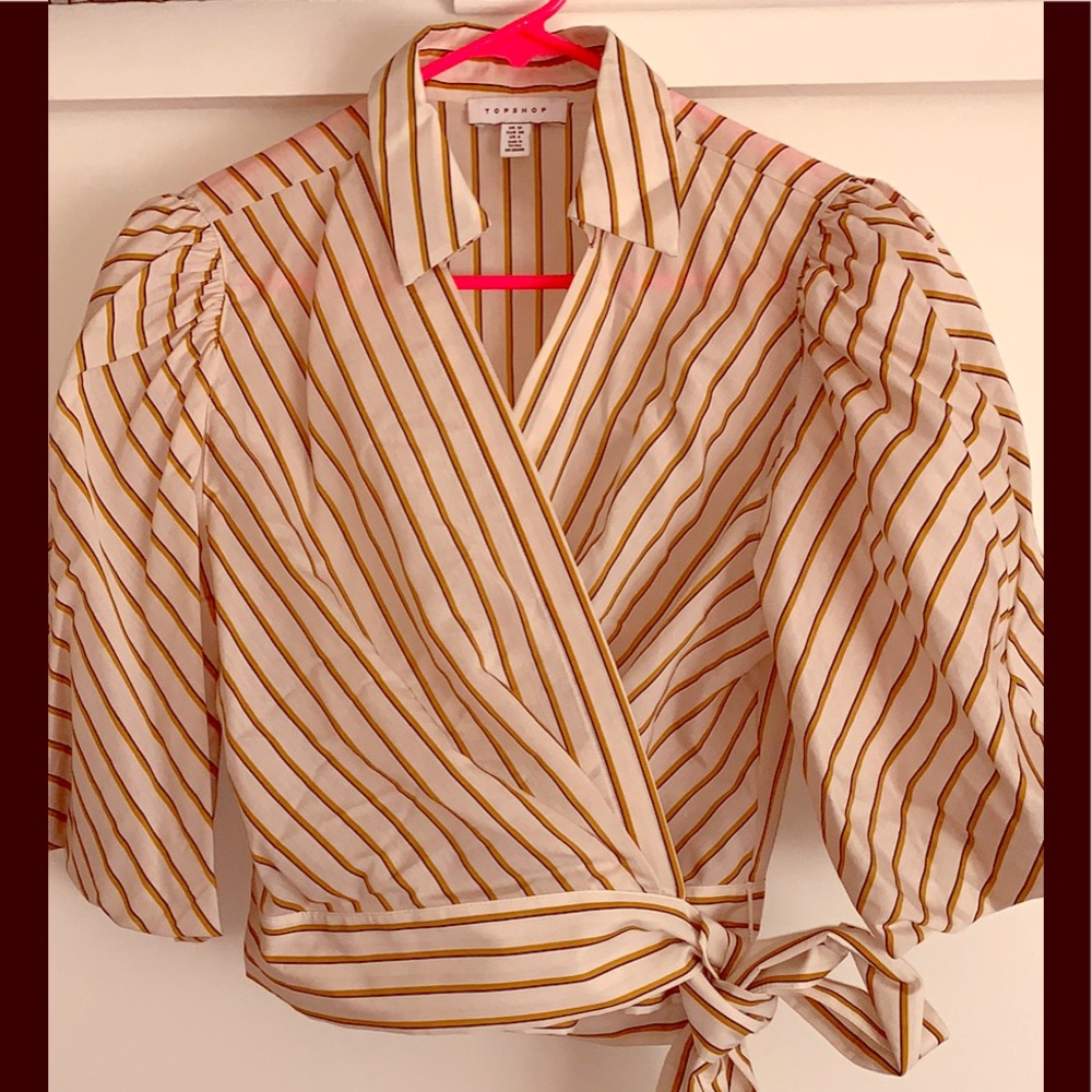Ganni Style Wrap Top